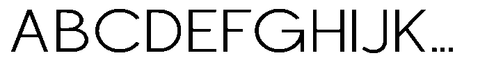 Nacht Grotesk Light Expanded Font UPPERCASE