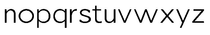 Nacht Grotesk Light Expanded Font LOWERCASE