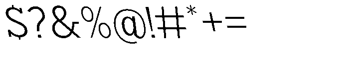 Nacht Grotesk Light Reverse Font OTHER CHARS