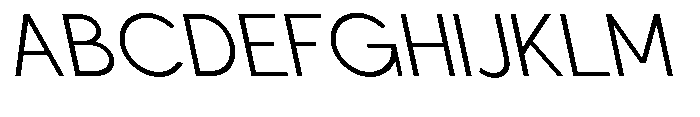 Nacht Grotesk Light Reverse Font UPPERCASE