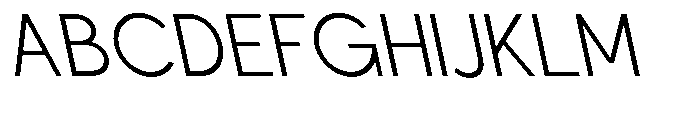 Nacht Grotesk Light Semi Condensed Reverse Font UPPERCASE
