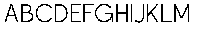 Nacht Grotesk Light Semi Condensed Font UPPERCASE