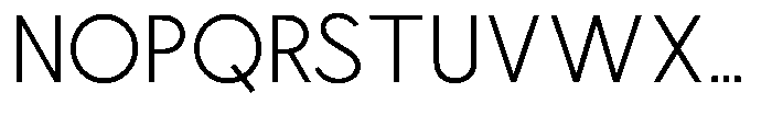 Nacht Grotesk Light Semi Condensed Font UPPERCASE