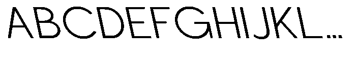 Nacht Grotesk Light Semi Expanded Reverse Font UPPERCASE