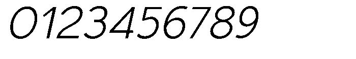 Nacht Grotesk Light Semi Expanded Slanted Font OTHER CHARS