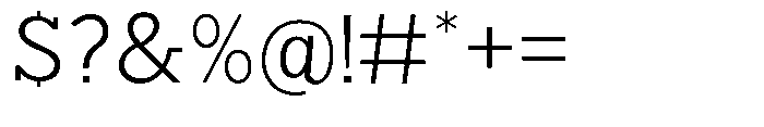 Nacht Grotesk Light Semi Expanded Font OTHER CHARS
