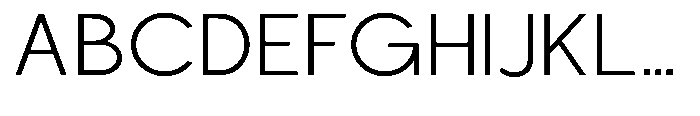 Nacht Grotesk Light Semi Expanded Font UPPERCASE