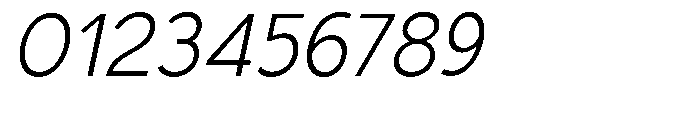 Nacht Grotesk Light Slanted Font OTHER CHARS