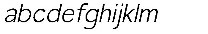 Nacht Grotesk Light Slanted FONT