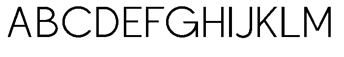 Nacht Grotesk Light Font UPPERCASE