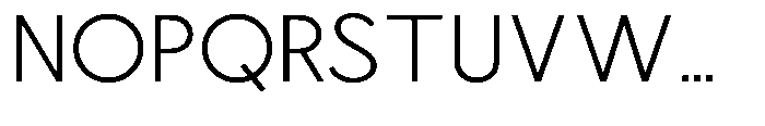 Nacht Grotesk Light Font UPPERCASE
