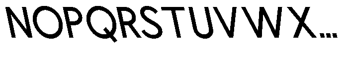 Nacht Grotesk Medium Condensed Reverse Font UPPERCASE
