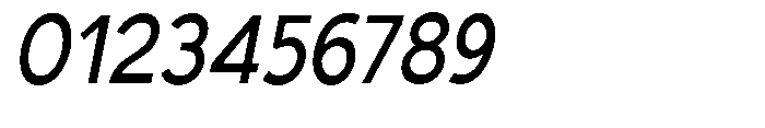 Nacht Grotesk Medium Condensed Slanted Font OTHER CHARS