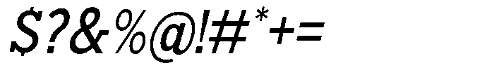 Nacht Grotesk Medium Condensed Slanted Font OTHER CHARS