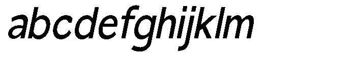 Nacht Grotesk Medium Condensed Slanted FONT