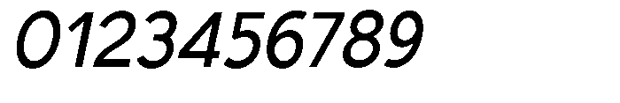 Nacht Grotesk Medium Semi Condensed Slanted Font OTHER CHARS