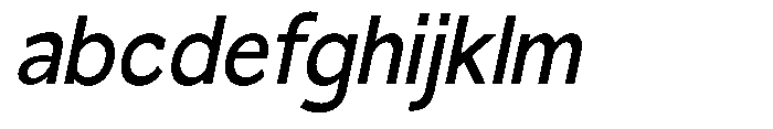 Nacht Grotesk Medium Semi Condensed Slanted FONT