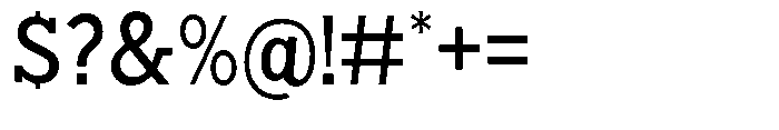 Nacht Grotesk Medium Semi Condensed Font OTHER CHARS