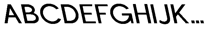 Nacht Grotesk Medium Semi Expanded Reverse Font UPPERCASE