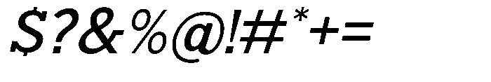 Nacht Grotesk Medium Semi Expanded Slanted Font OTHER CHARS