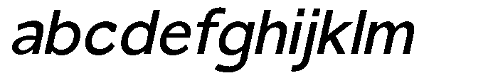 Nacht Grotesk Medium Semi Expanded Slanted FONT