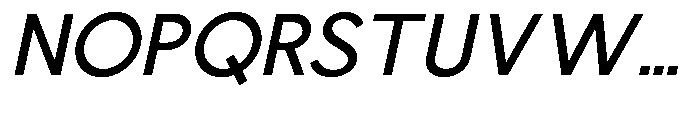 Nacht Grotesk Medium Slanted Font UPPERCASE