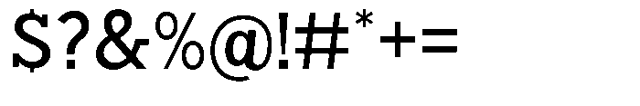 Nacht Grotesk Medium Font OTHER CHARS