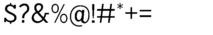 Nacht Grotesk Regular Font OTHER CHARS