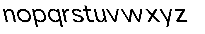 Nacht Grotesk Reverse Font LOWERCASE