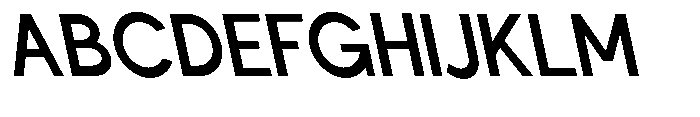 Nacht Grotesk Semi Bold Condensed Reverse Font UPPERCASE