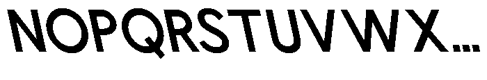 Nacht Grotesk Semi Bold Condensed Reverse Font UPPERCASE