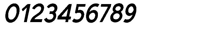 Nacht Grotesk Semi Bold Condensed Slanted Font OTHER CHARS