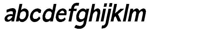 Nacht Grotesk Semi Bold Condensed Slanted FONT