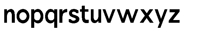 Nacht Grotesk Semi Bold Condensed Font LOWERCASE