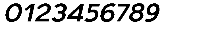 Nacht Grotesk Semi Bold Expanded Slanted Font OTHER CHARS