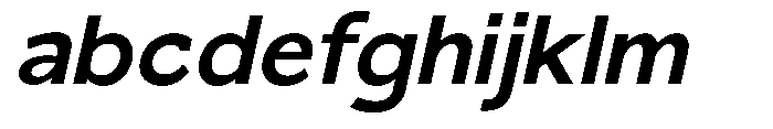 Nacht Grotesk Semi Bold Expanded Slanted FONT
