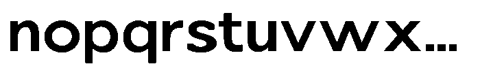 Nacht Grotesk Semi Bold Expanded Font LOWERCASE
