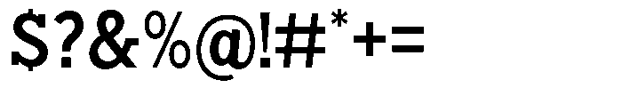 Nacht Grotesk Semi Bold Semi Condensed Font OTHER CHARS