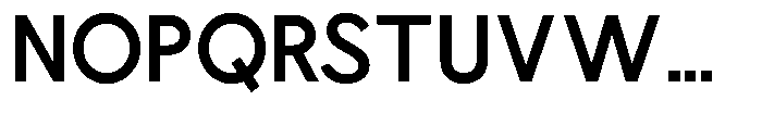 Nacht Grotesk Semi Bold Semi Condensed Font UPPERCASE
