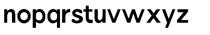 Nacht Grotesk Semi Bold Semi Condensed Font LOWERCASE