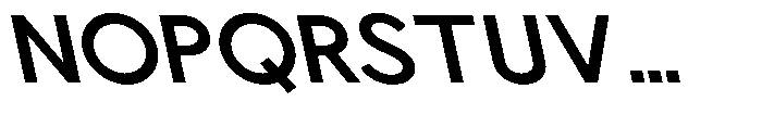 Nacht Grotesk Semi Bold Semi Expanded Reverse Font UPPERCASE