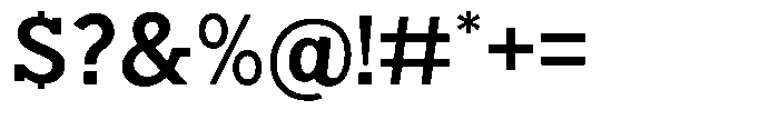 Nacht Grotesk Semi Bold Semi Expanded Font OTHER CHARS