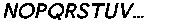 Nacht Grotesk Semi Bold Slanted Font UPPERCASE
