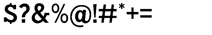 Nacht Grotesk Semi Bold Font OTHER CHARS