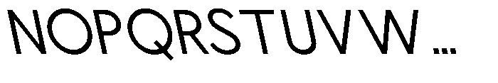 Nacht Grotesk Semi Condensed Reverse Font UPPERCASE