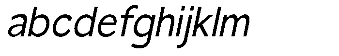 Nacht Grotesk Semi Condensed Slanted FONT