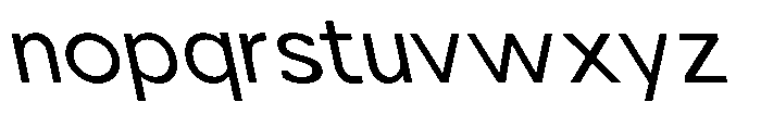 Nacht Grotesk Semi Expanded Reverse Font LOWERCASE