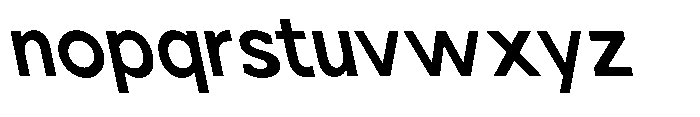 Nacht Grotesk SmBd SmCn Reverse Font LOWERCASE