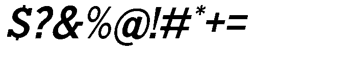 Nacht Grotesk SmBd SmCn Sla Font OTHER CHARS