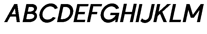 Nacht Grotesk SmBd SmCn Sla Font UPPERCASE